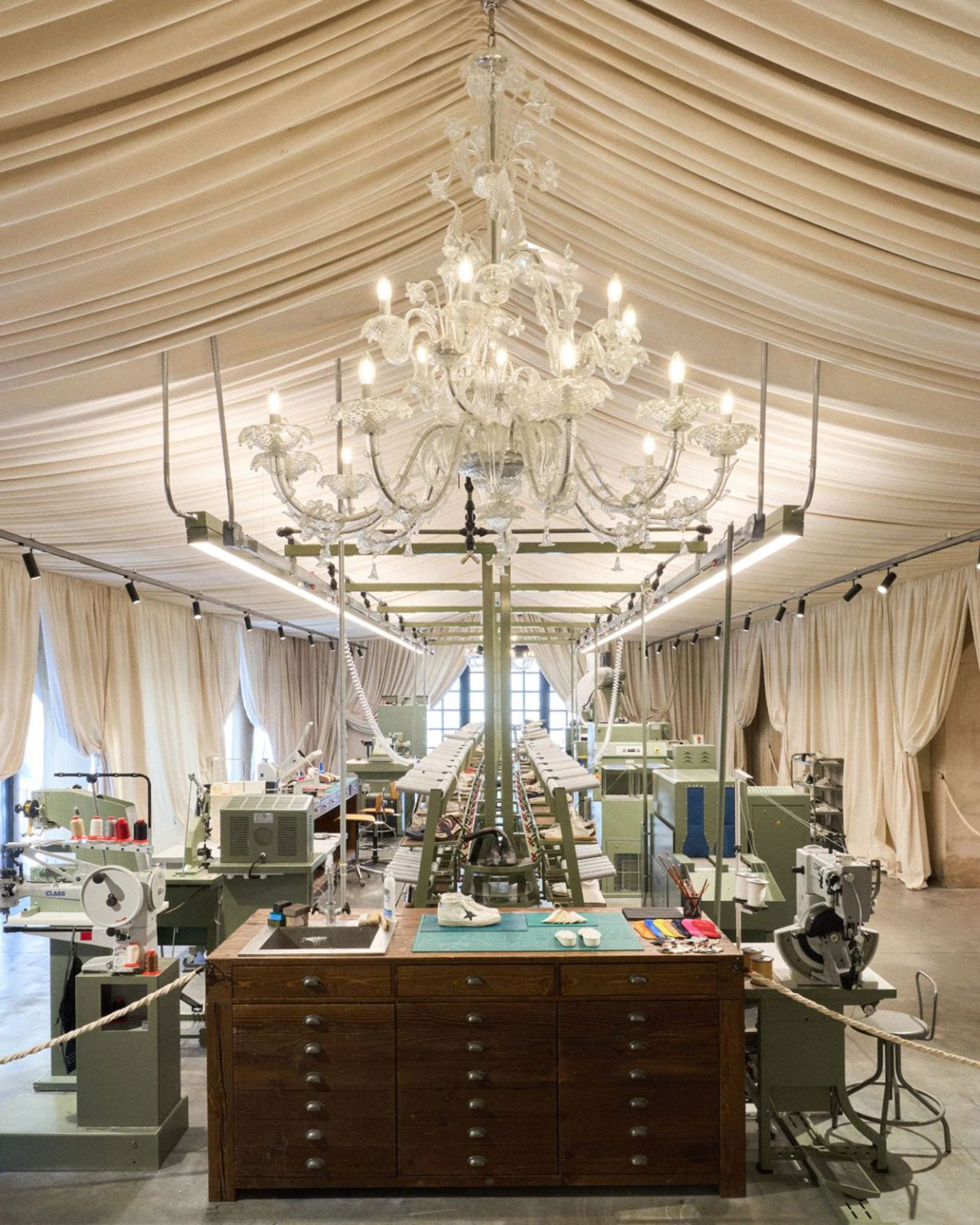 Golden Goose Haus Tersane Istanbul project installation detail
